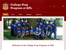 Tablet Screenshot of collegeprepprogram.org